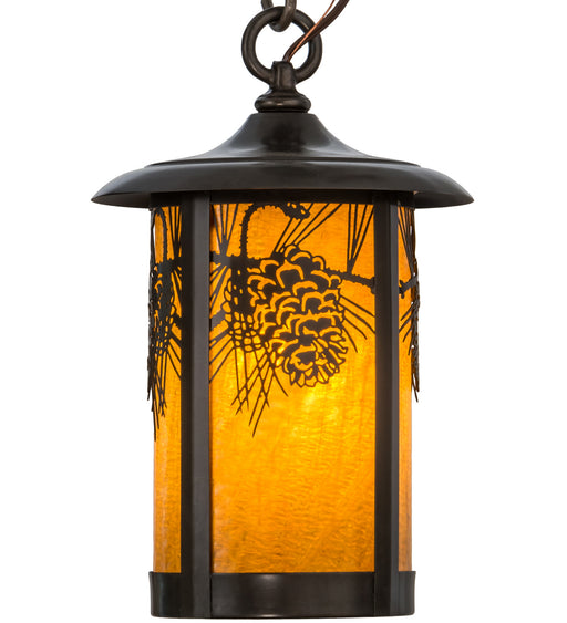 Meyda Tiffany - 43878 - One Light Pendant - Fulton - Craftsman Brown