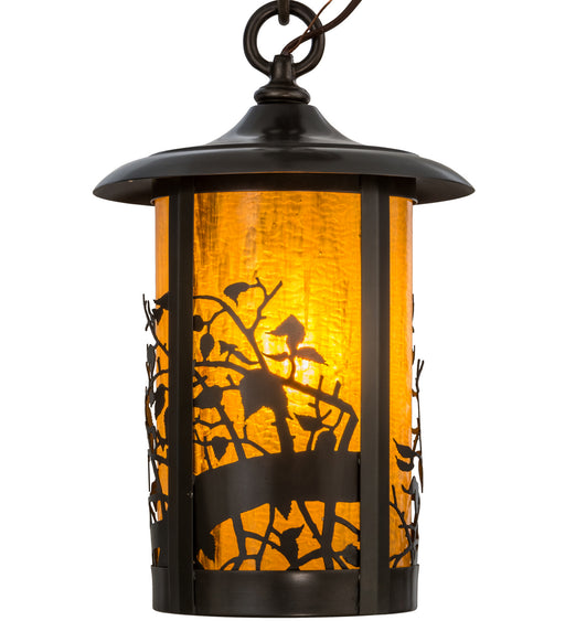 Meyda Tiffany - 44116 - One Light Pendant - Fulton - Craftsman Brown