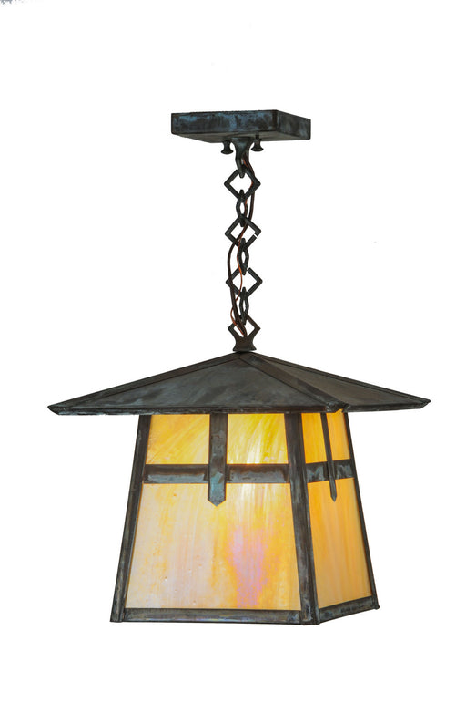 Meyda Tiffany - 45003 - One Light Pendant - Stillwater - Verdigris