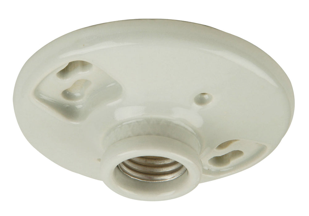 Craftmade - K212-O - Keyless Lamp Holder - Keyless Fixtures and Access. - Porcelain