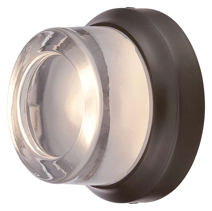 George Kovacs - P1240-143-L - LED Wall Sconce (Convertible To Flush Mount) - Comet - Oil Rubbed Bronze