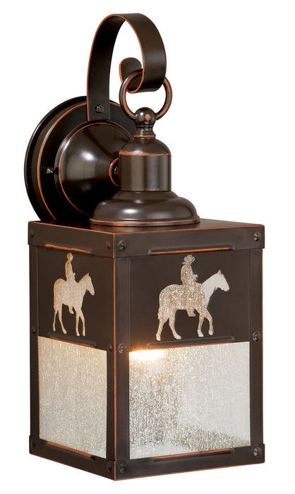Vaxcel - T0110 - One Light Outdoor Wall Mount - Trail - Burnished Bronze