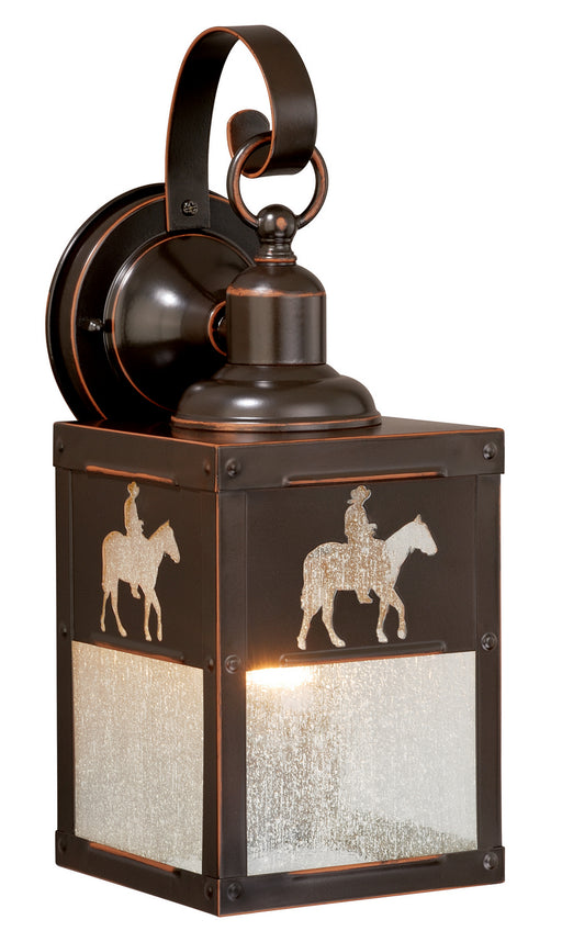 Vaxcel - T0110 - One Light Outdoor Wall Mount - Trail - Burnished Bronze