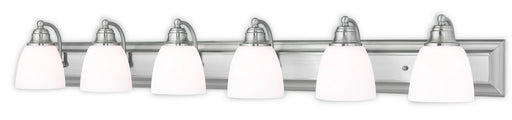Livex Lighting - 10506-91 - Six Light Bath Vanity - Springfield - Brushed Nickel