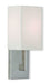 Livex Lighting - 51101-91 - One Light Wall Sconce - Hollborn - Brushed Nickel
