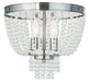 Livex Lighting - 51864-91 - Three Light Ceiling Mount - Valentina - Brushed Nickel