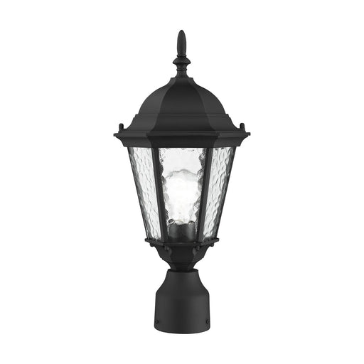 Livex Lighting - 75464-14 - One Light Outdoor Post-Top Lanterm - Hamilton - Textured Black