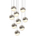 Sonneman - 2916.13-LRG - LED Pendant - Grapes® - Satin Nickel