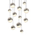 Sonneman - 2917.13-AST - LED Pendant - Grapes® - Satin Nickel