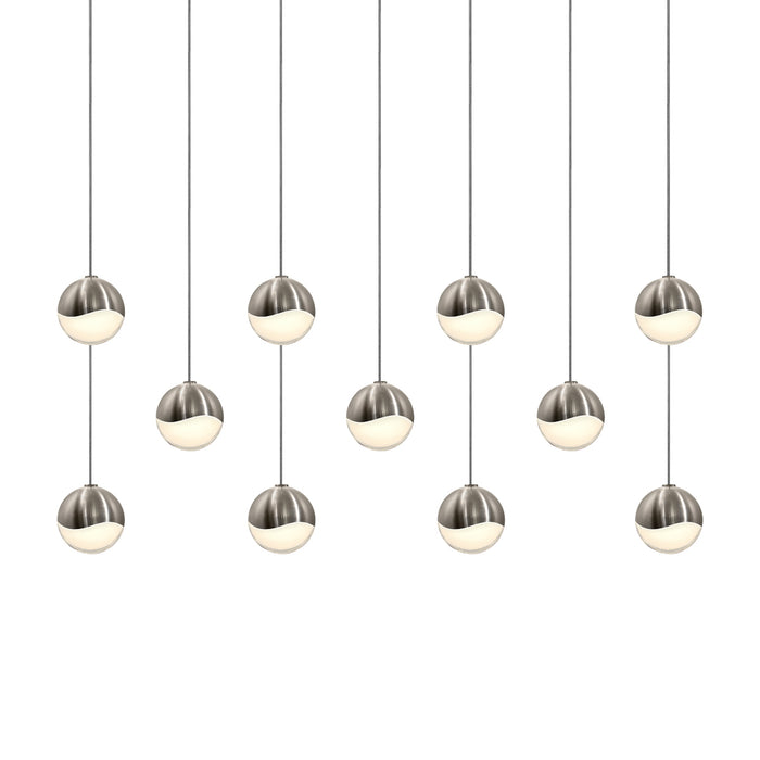 Sonneman - 2922.13-SML - LED Pendant - Grapes® - Satin Nickel