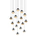 Sonneman - 2923.01-MED - LED Pendant - Grapes® - Polished Chrome