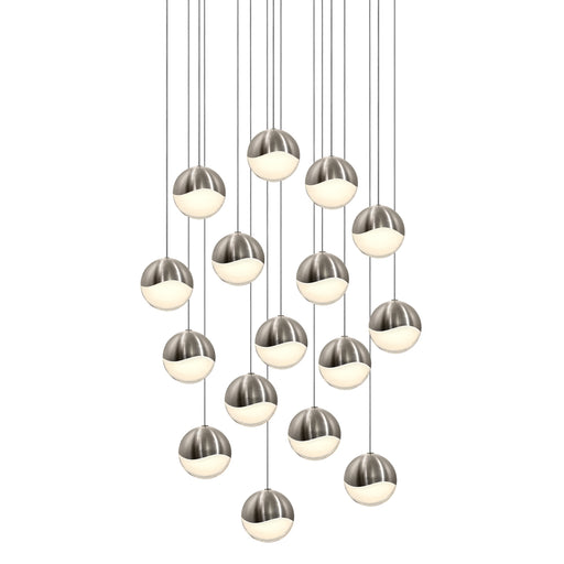 Sonneman - 2923.13-LRG - LED Pendant - Grapes® - Satin Nickel