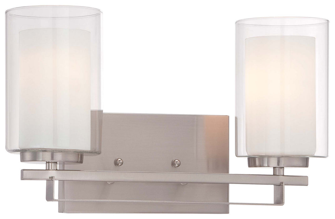 Minka-Lavery - 6102-84 - Two Light Bath Bar - Parsons Studio - Brushed Nickel