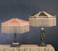 Meyda Tiffany - 49469 - One Light Table Lamp - Fabric & Fringe - Pink/Ivory