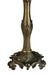 Meyda Tiffany - 52456 - One Light Table Base - Victorian Rosette - Mahogany Bronze
