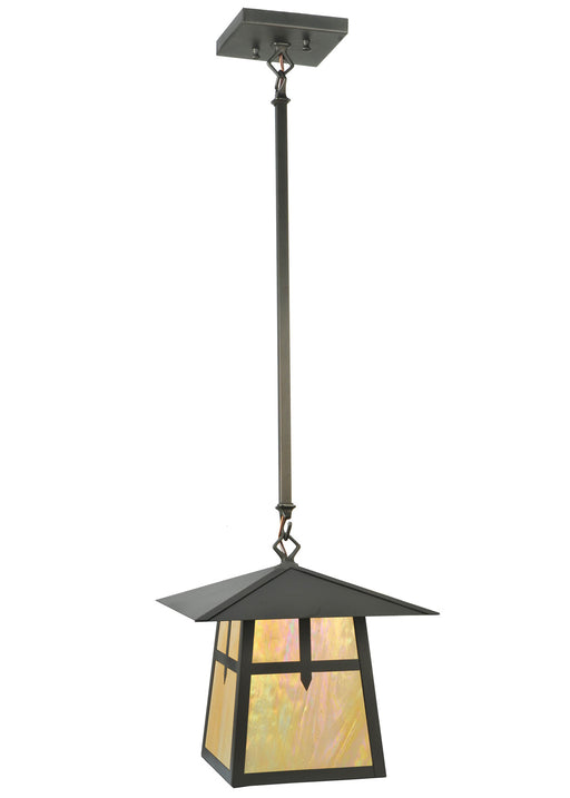 Meyda Tiffany - 60266 - One Light Pendant - Stillwater - Craftsman Brown