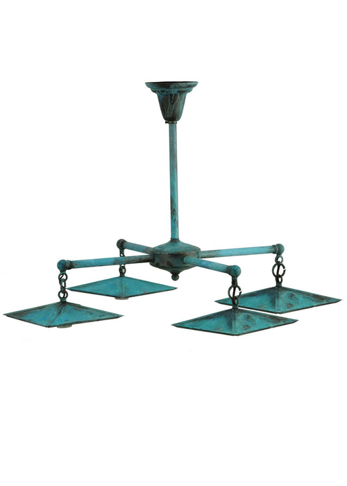 Meyda Tiffany - 62743 - Four Light Chandelier Hardware - Metro Fusion - Verde