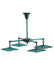 Meyda Tiffany - 62743 - Four Light Chandelier Hardware - Metro Fusion - Verde