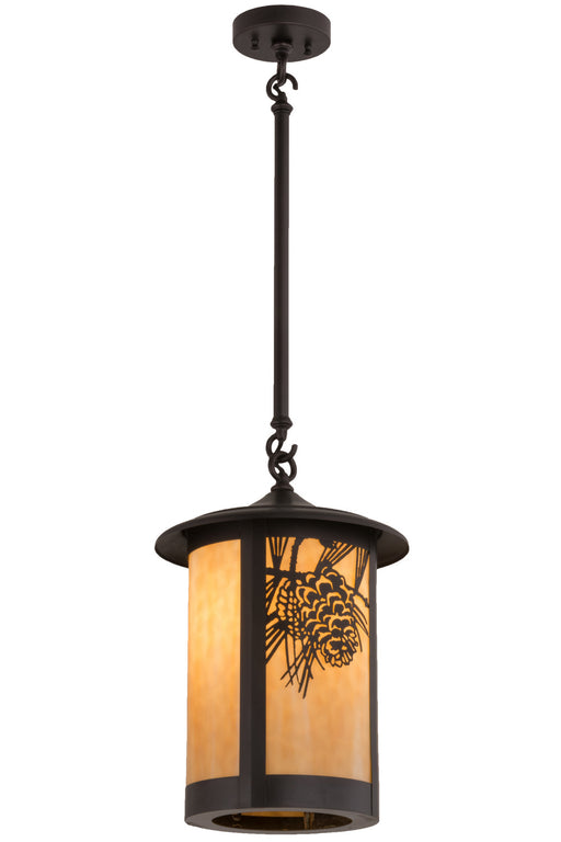 Meyda Tiffany - 79281 - One Light Pendant - Fulton - Craftsman Brown