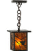 Meyda Tiffany - 83422 - One Light Mini Pendant - Hyde Park - Craftsman Brown