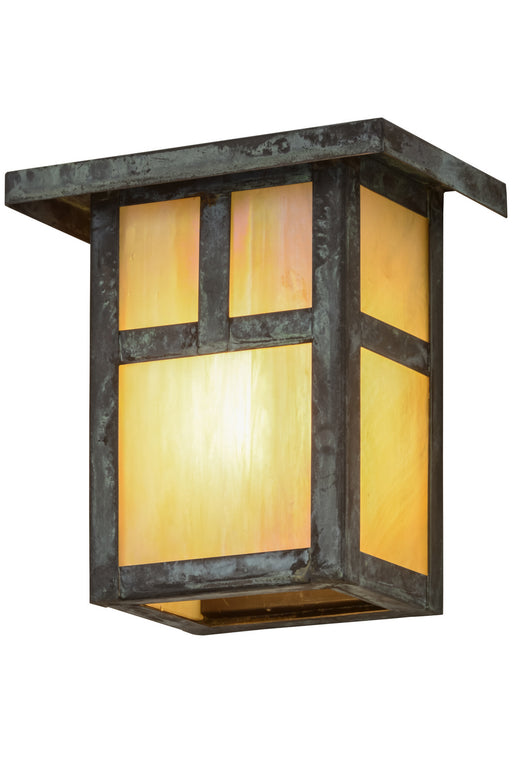 Meyda Tiffany - 89636 - One Light Wall Sconce - Hyde Park - Verdigris