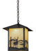 Meyda Tiffany - 96327 - One Light Pendant - Seneca - Craftsman Brown