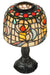 Meyda Tiffany - 98478 - One Light Candle Lamp - Tiffany Rosebud