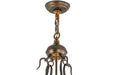 Meyda Tiffany - 98896 - Six Light Inverted Pendant Hardware - Antique Copper - Antique Copper