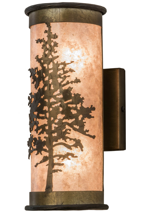Meyda Tiffany - 110016 - Two Light Wall Sconce - Tamarack - Antique Copper