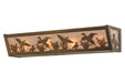 Meyda Tiffany - 113060 - Four Light Vanity - Ducks In Flight - Antique Copper