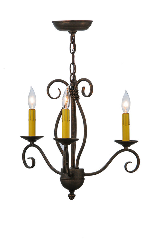 Meyda Tiffany - 115226 - Three Light Chandelier - Sienna - Custom