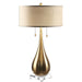 Uttermost - 27048-1 - Two Light Table Lamp - Lagrima - Brushed Brass