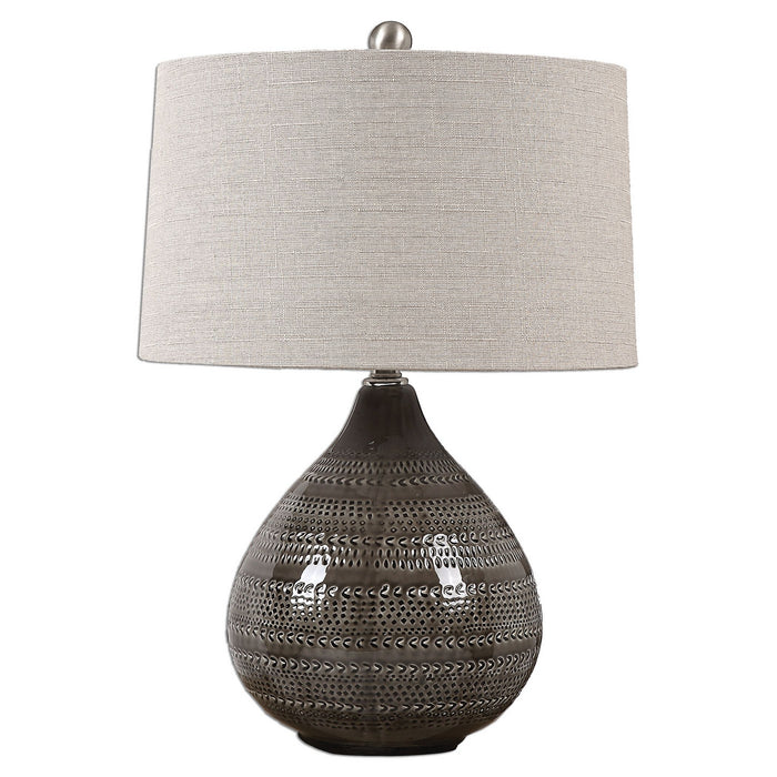 Uttermost - 27057-1 - One Light Table Lamp - Batova - Brushed Nickel