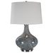 Uttermost - 27076 - One Light Table Lamp - Celinda - Blue Gray, Brushed Brass
