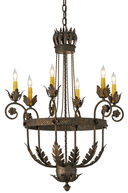 Meyda Tiffany - 120411 - Six Light Chandelier - Antonia - Custom