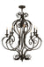 Meyda Tiffany - 120434 - Eight Light Chandelier - Josephine - Oil Rubbed Bronze