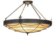 Meyda Tiffany - 121246 - Eight Light Pendant - Halcyon - French Bronzed