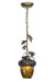Meyda Tiffany - 121872 - One Light Mini Pendant - Greenbriar Oak - Antique Copper