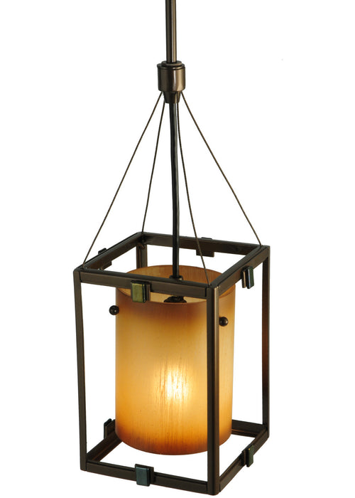 Meyda Tiffany - 125508 - One Light Mini Pendant - Kitzi - Red Rust,Custom