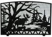 Meyda Tiffany - 131936 - Fireplace Screen - Moose Creek - Black Mesh