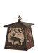 Meyda Tiffany - 133124 - One Light Mini Pendant - Moose At Dawn - Tarnished Copper
