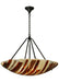 Meyda Tiffany - 133229 - Four Light Inverted Pendant - Metro Fusion - Craftsman Brown