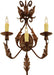 Meyda Tiffany - 135057 - Three Light Wall Sconce - French Elegance - Craftsman Brown