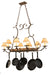 Meyda Tiffany - 135409 - Eight Light Pot Rack - Laramie - Custom
