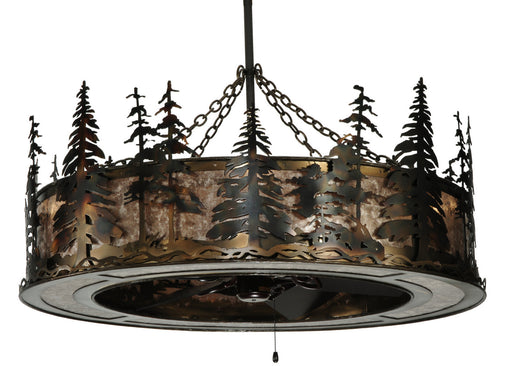 Meyda Tiffany - 135769 - Eight Light Chandelier - Tall Pines - Antique Copper,Burnished Copper