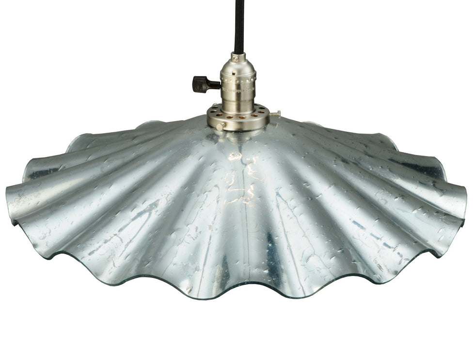 Meyda Tiffany - 138633 - One Light Pendant - Metro Fusion - Brushed Nickel