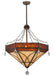 Meyda Tiffany - 140376 - Six Light Inverted Pendant - Larkfield - Custom