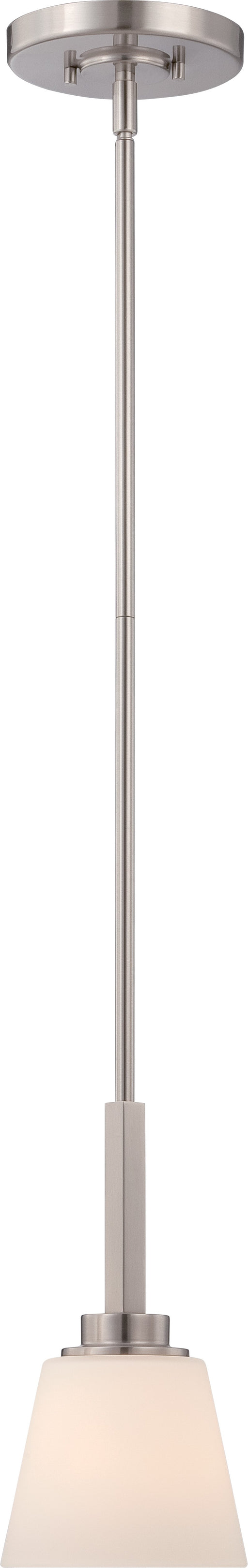 Nuvo Lighting - 60-5457 - One Light Mini Pendant - Mobili - Brushed Nickel