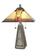 Dale Tiffany - TT101387 - Two Light Table Lamp - Mallinson - Coffee Black