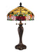 Dale Tiffany - TT15097 - Two Light Table Lamp - Zenia Rose - Fieldstone